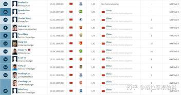 爆料中国球员名单最新,实力新星崛起，备战国际赛场